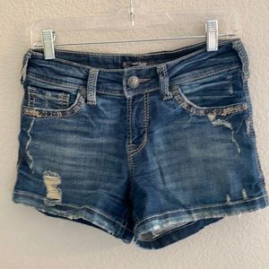 Silver Jeans Suki Shorts denim w28 L3